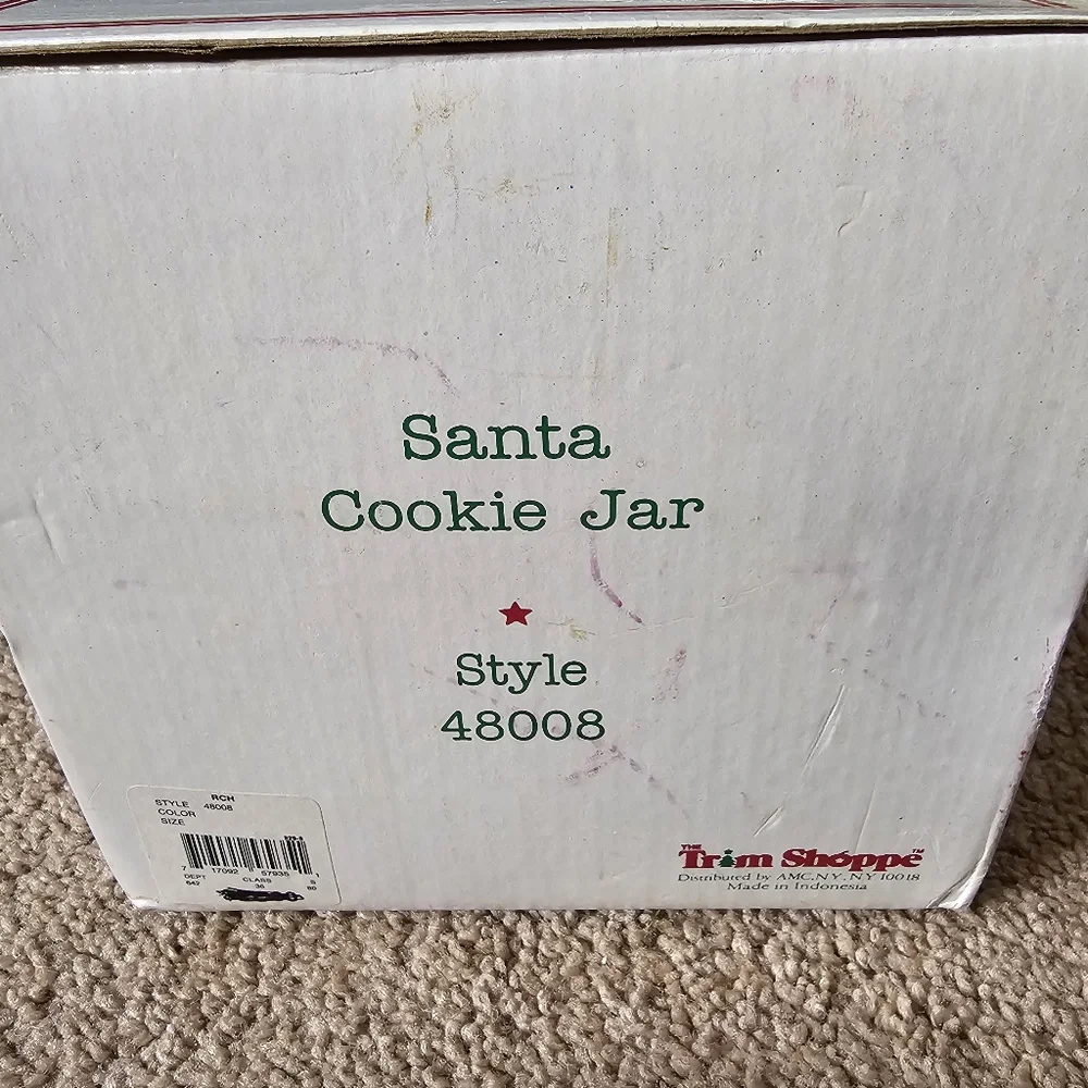 Vintage Santa Cookie/Candy Jar. - Picture 4 of 4
